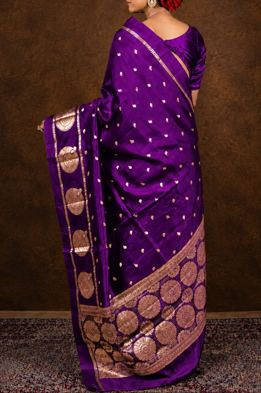 Banarasi Semi Katan Soft Silk Saree – BSKSSP093