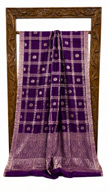 Banarasi Semi Katan Soft Silk Saree - BSKSCHP066
