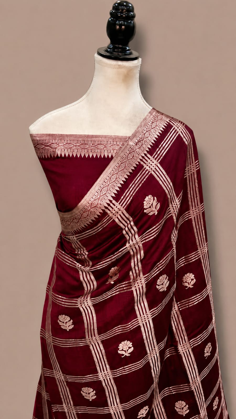 Banarasi Semi Katan Soft Silk Saree - BSKSCHB070