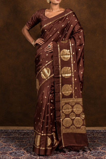 Banarasi Semi Katan Soft Silk Saree – BSKSSB092