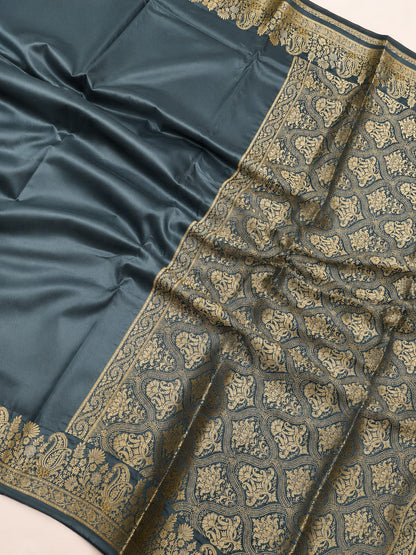 Banarasi Raw Mango Soft Silk Saree - BRMSDG043