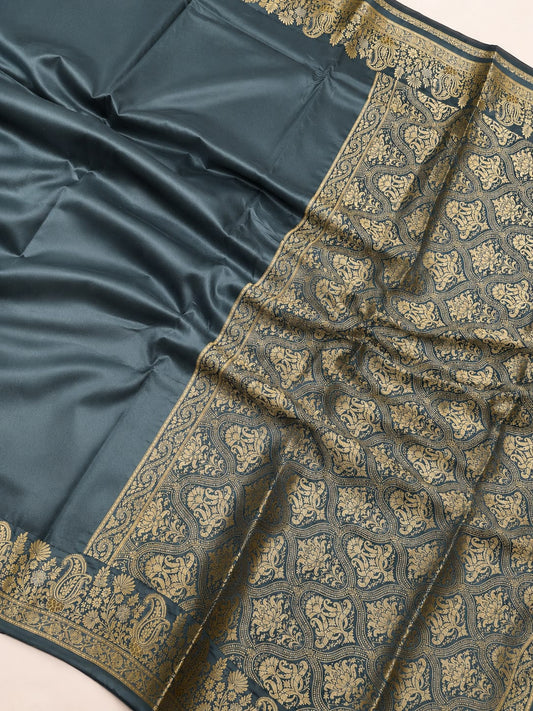 Banarasi Raw Mango Soft Silk Saree - BRMSDG043