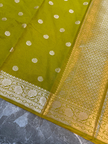 Banarasi Katan Dupian Soft Silk Saree - BKDSSLG032