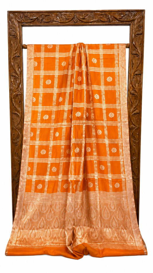 Banarasi Semi Katan Soft Silk Saree - BSKSCHO062