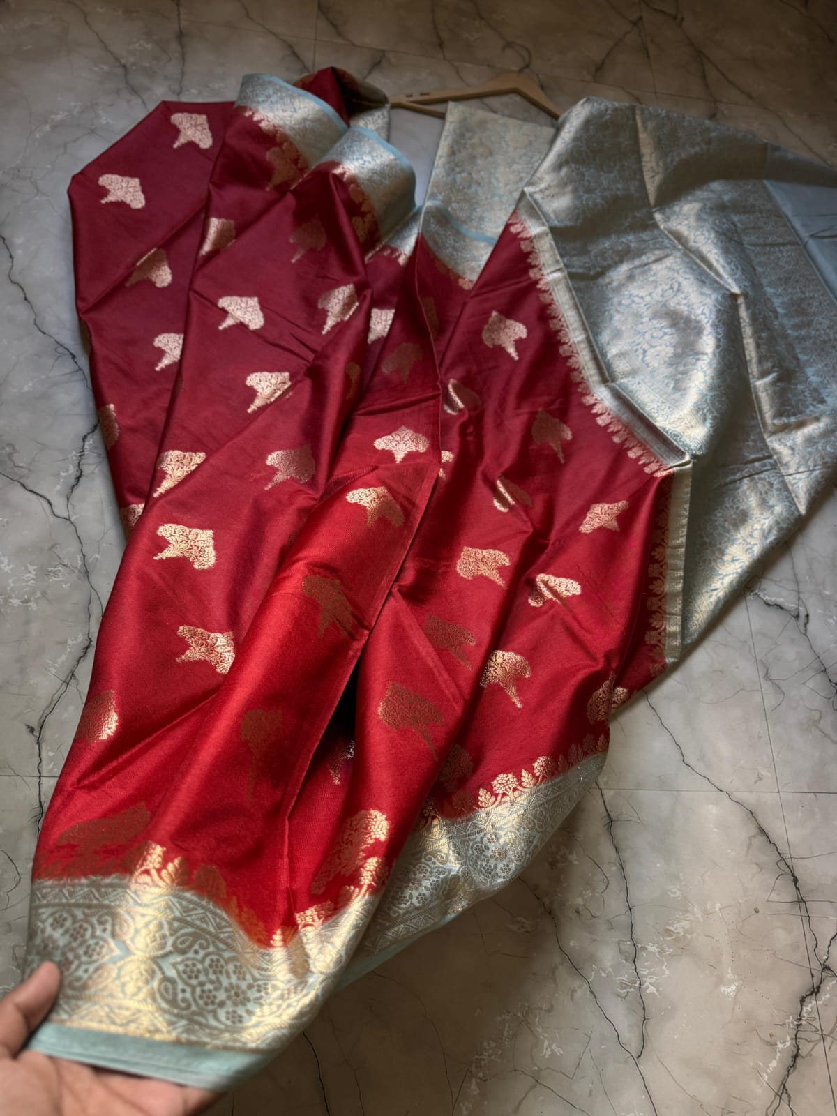Banarasi Semi Katan Soft Silk Saree - BSKSSDPS060