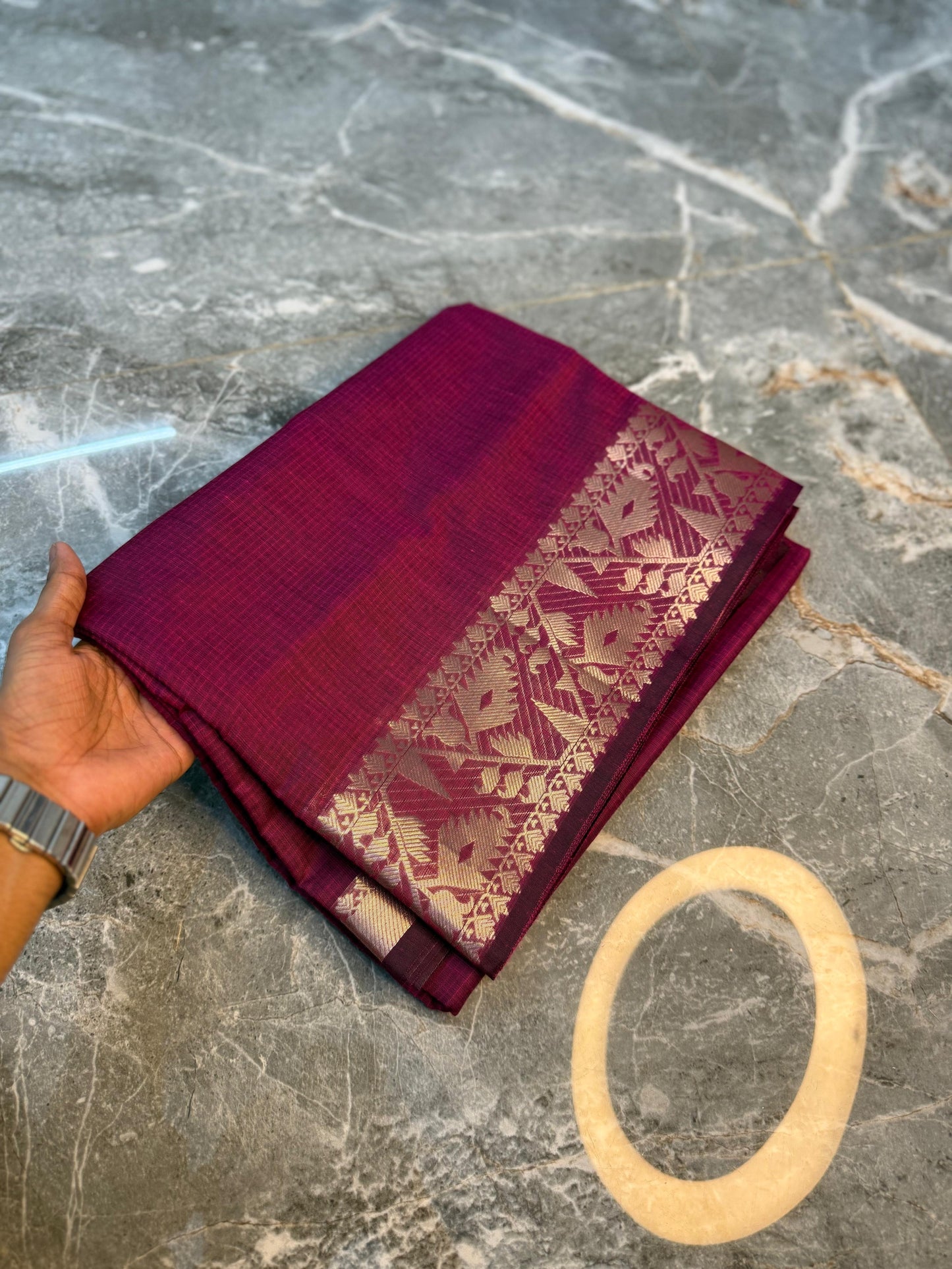 Banarasi Cotton Silk Saree - BCSTBSW02