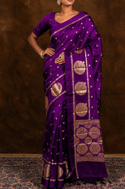 Banarasi Semi Katan Soft Silk Saree – BSKSSP093