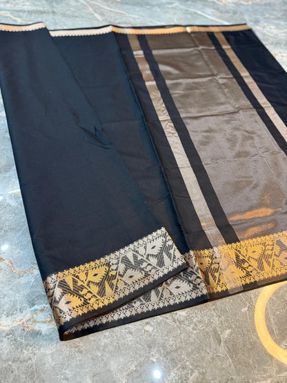Banarasi Cotton Silk Saree - BCSTBSB01