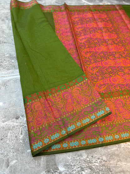 Premium Banarasi Cotton Silk Saree - PBCSSPG084