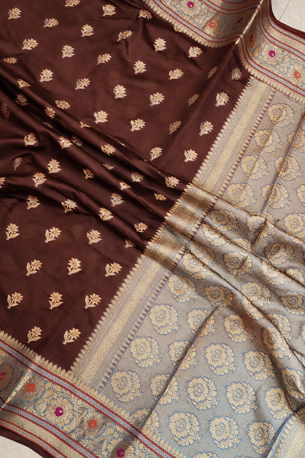 Banarasi Semi Katan Silk Saree - BSKBNG028