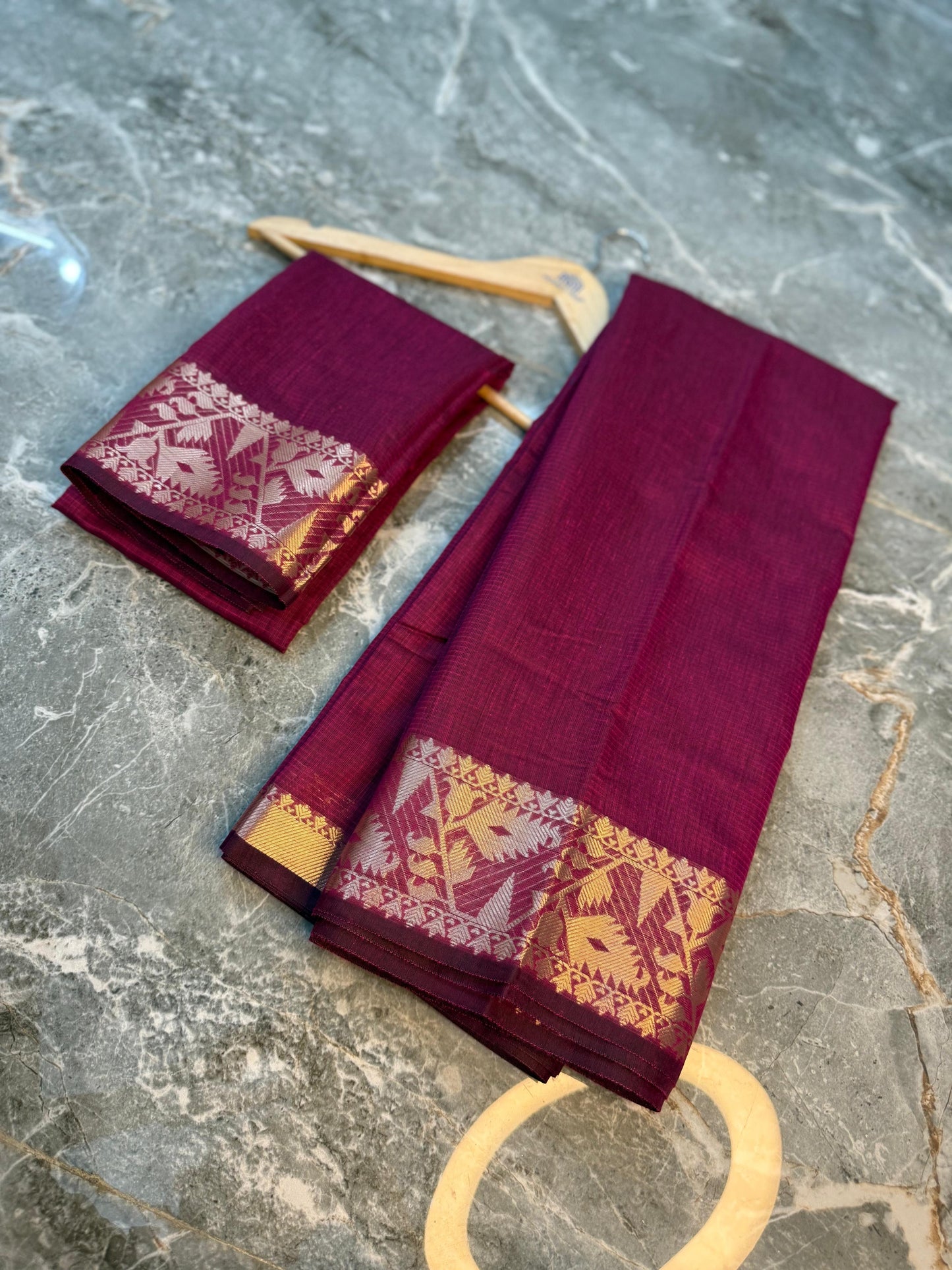 Banarasi Cotton Silk Saree - BCSTBSP08