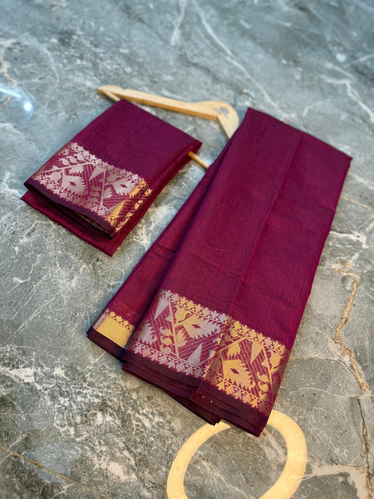 Banarasi Cotton Silk Saree - BCSTBSP08