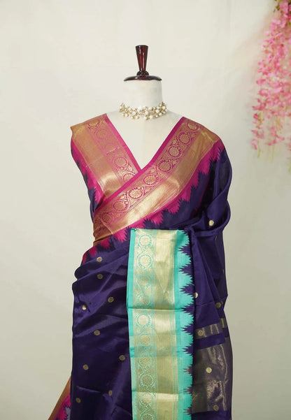 Banarasi Katan Silk Saree - BKSSBP0023