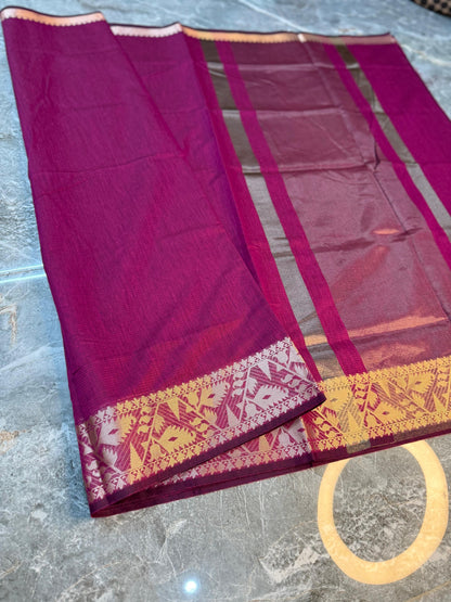 Banarasi Cotton Silk Saree - BCSTBSP08