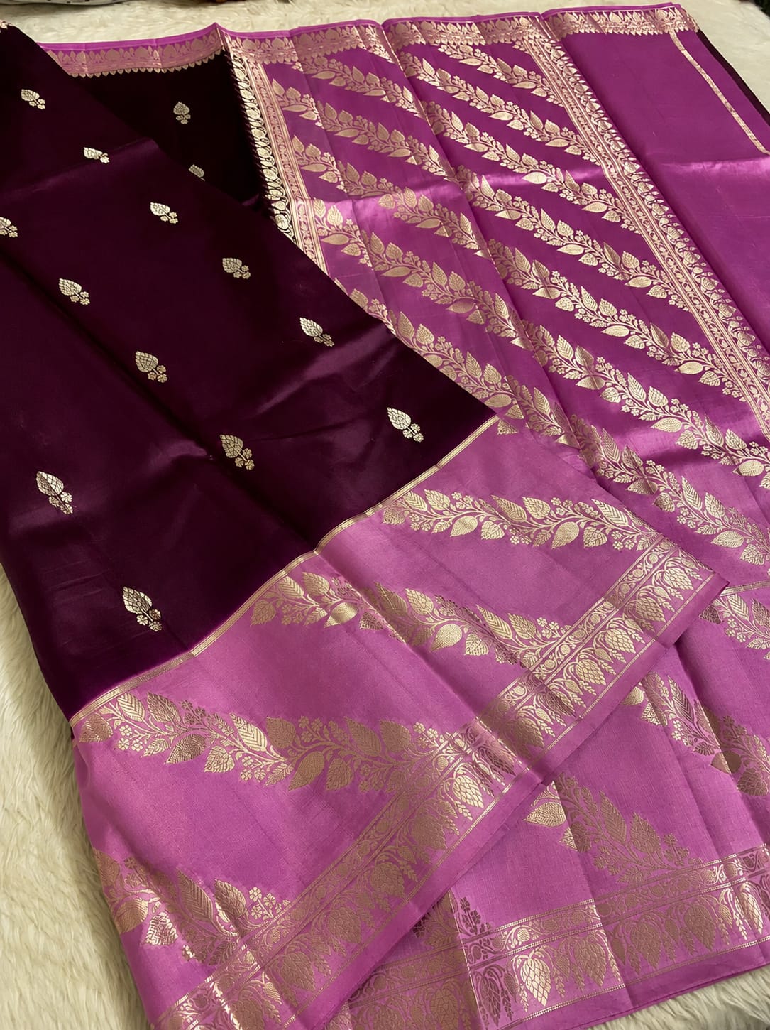 Banarasi Semi Katan Silk Saree - BSKSIB023