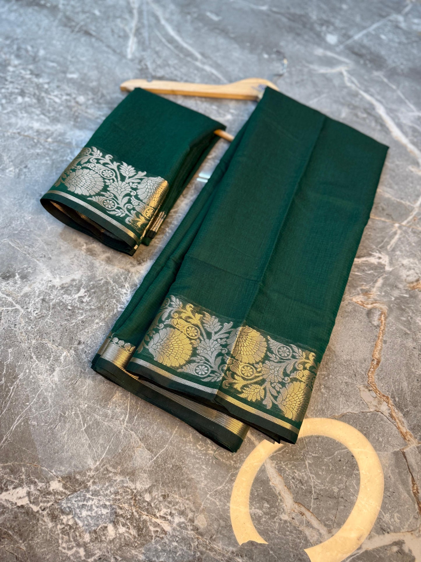 New Launch Banarasi Cotton Silk Saree | Self Colour Saree - BCSSCG74
