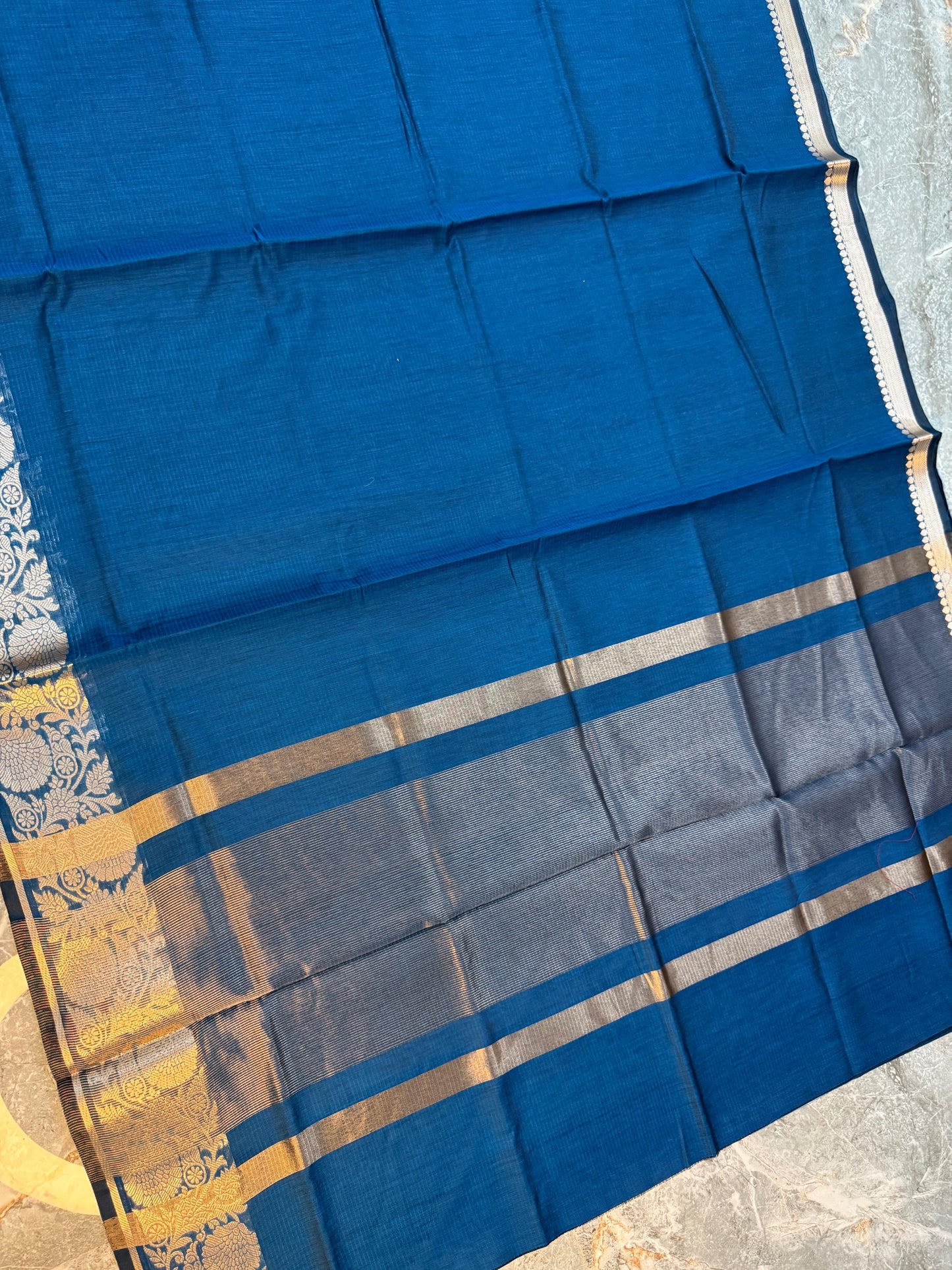 New Launch Banarasi Cotton Silk Saree | Self Colour Saree - BCSSCB77