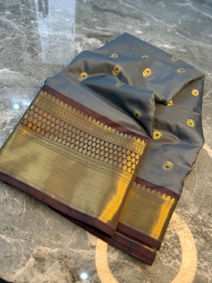 Banarasi Katan Silk Saree - BKSGPE007