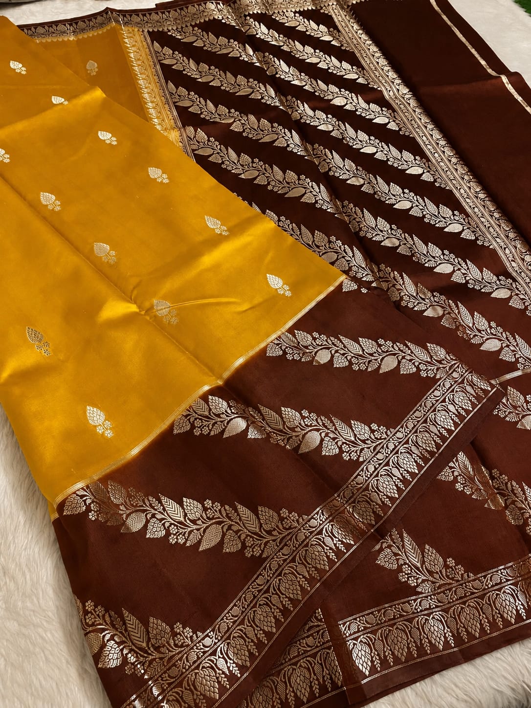 Banarasi Semi Katan Silk Saree - BSKSIB021