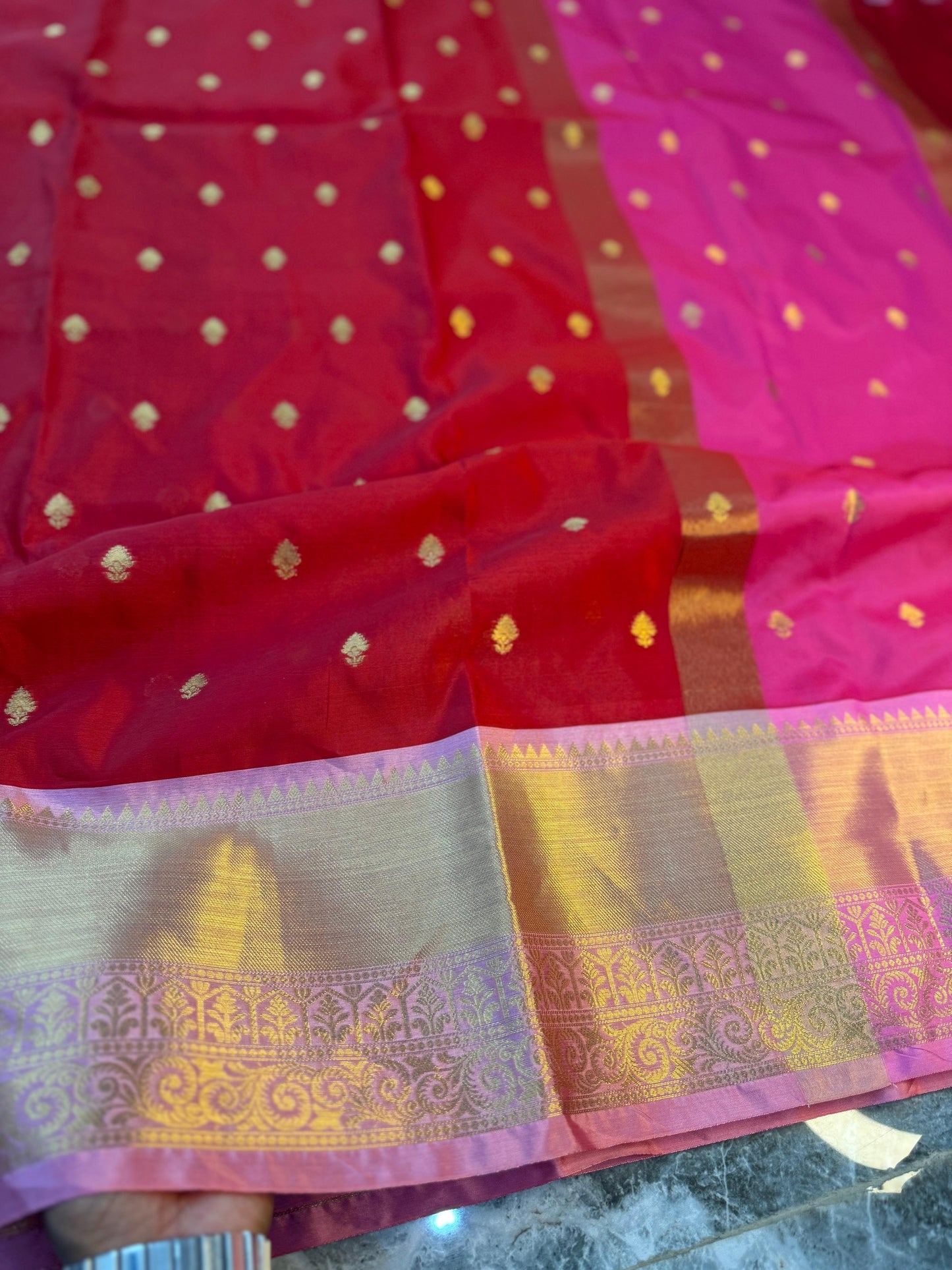 Banarasi Katan Silk Saree - BKSRP008