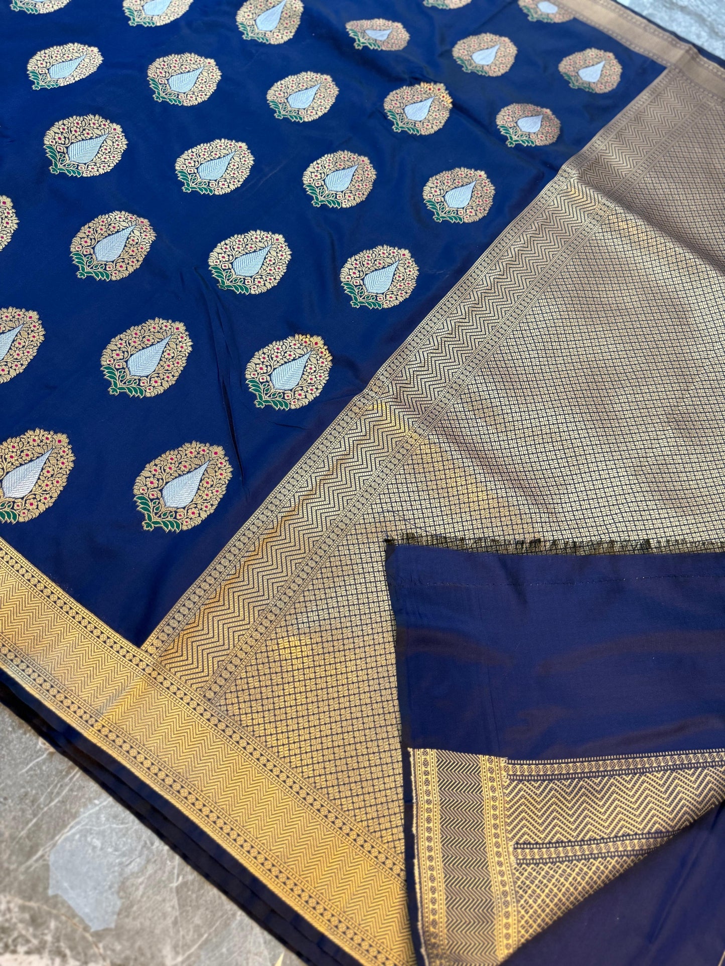 Banarasi Premium Mashru Katan Silk Saree - BPMKSRB08