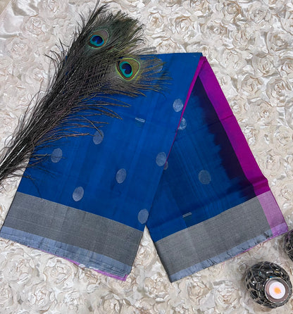 Uppada Silk Saree with Dollar Buta BAF303