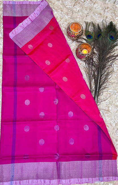 Uppada Silk Saree with Dollar Buta BAF304