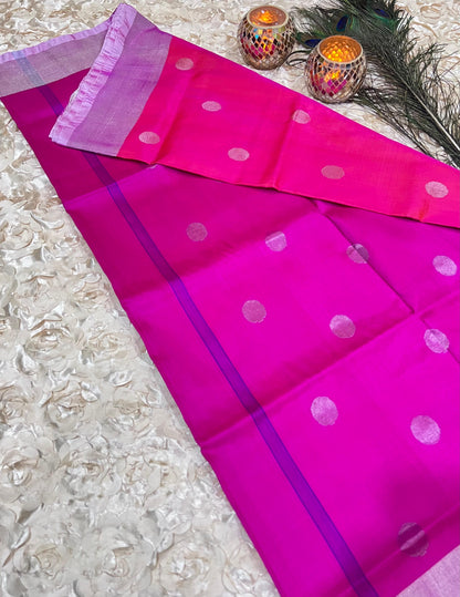 Uppada Silk Saree with Dollar Buta BAF304
