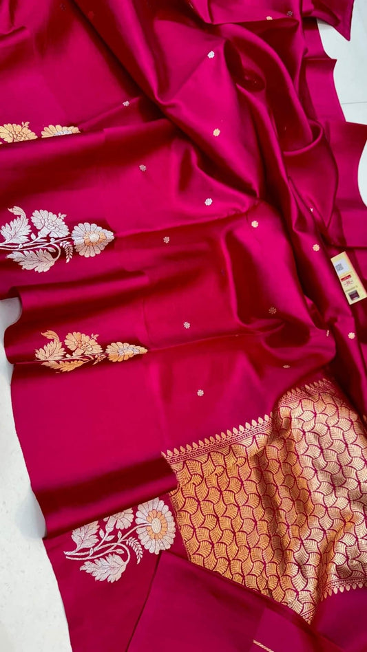 Banarasi Raw Mango Silk Saree-BMNGRP02