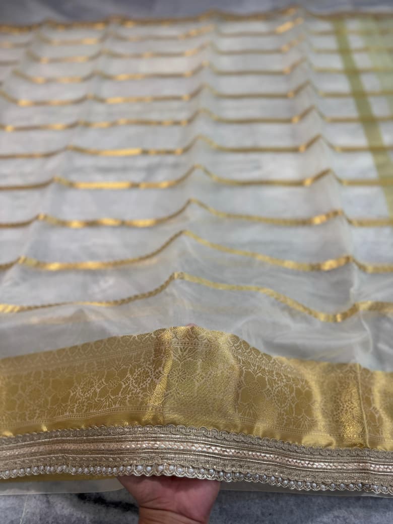 Banarasi Organza Silk Saree-BOWTG02