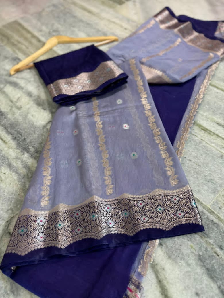 Banarasi Viscose Silk Saree - BVSNB01