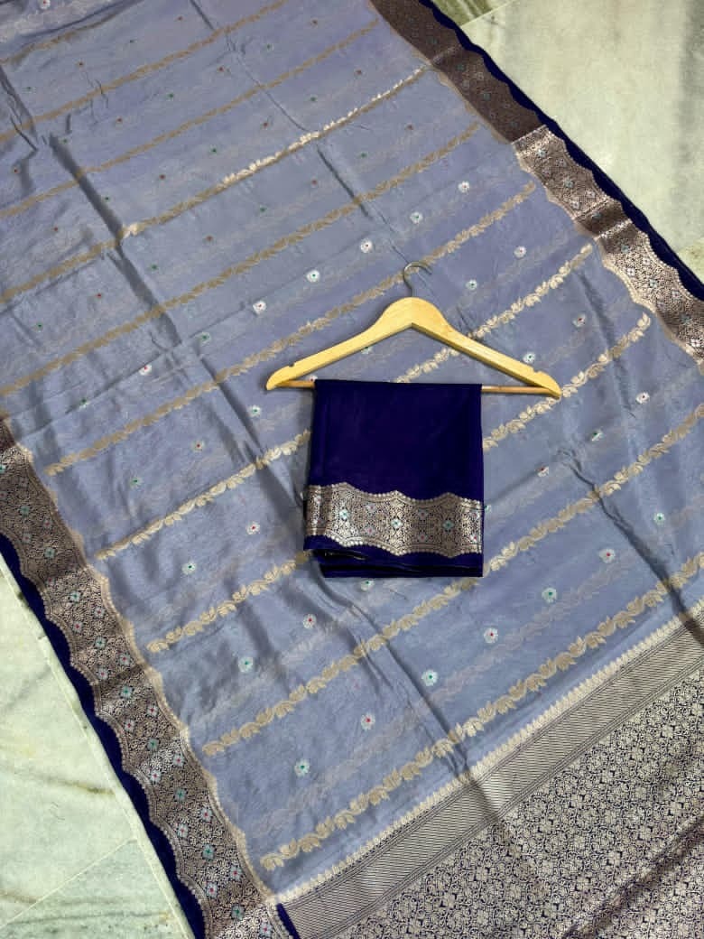 Banarasi Viscose Silk Saree - BVSNB01