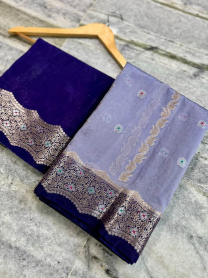 Banarasi Viscose Silk Saree - BVSNB01