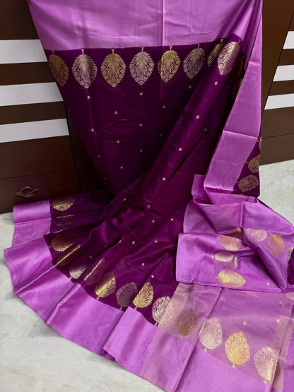 Banarasi Raw Mango Silk Saree - BRMABP1