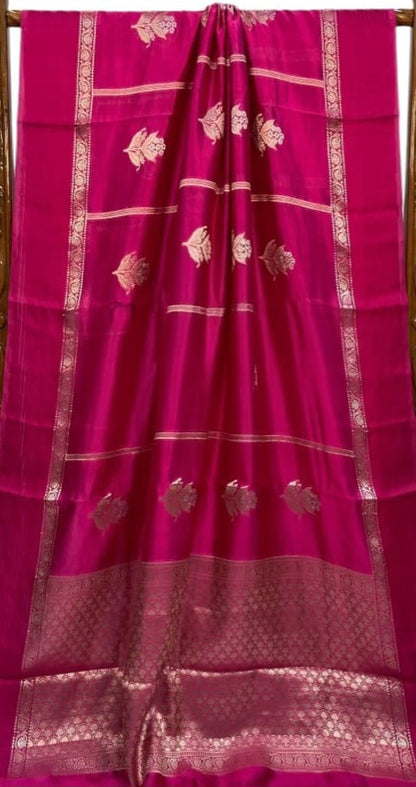Banarasi Soft Katan Silk Handloom Saree - ABSKCW5