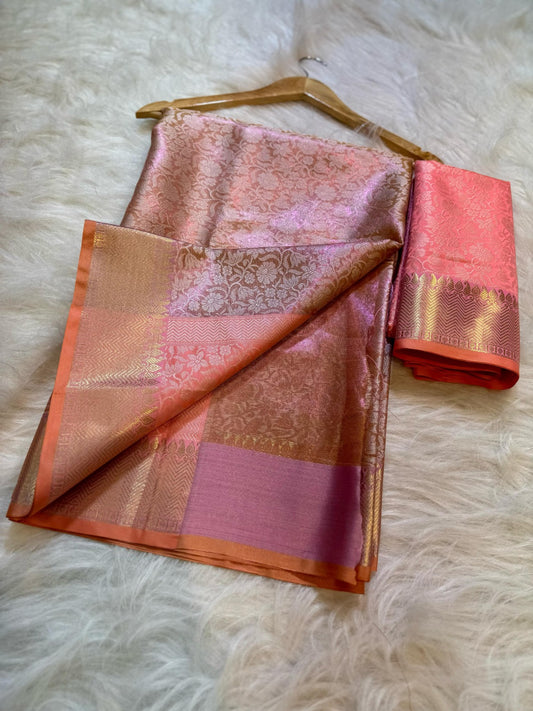 Banarasi Soft Katan Tissue Silk Saree â€“ BSKTSP1
