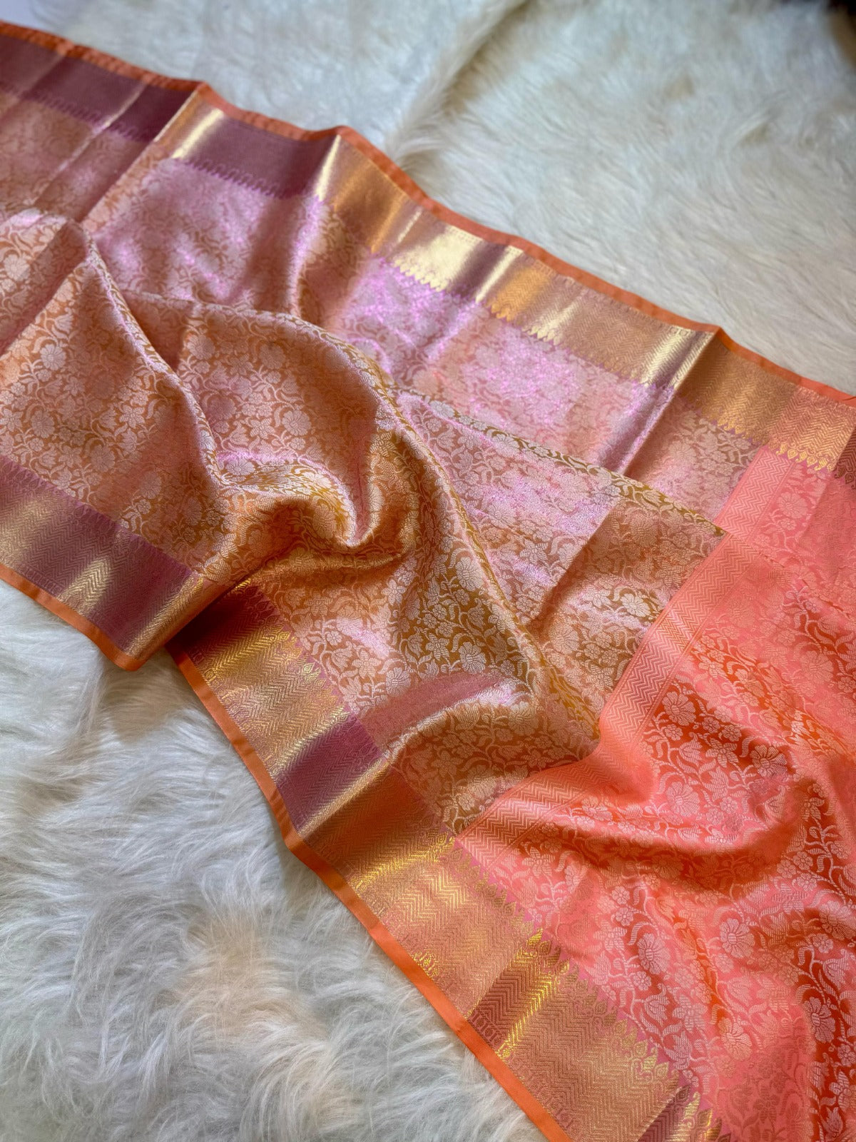 Banarasi Soft Katan Tissue Silk Saree â€“ BSKTSP1