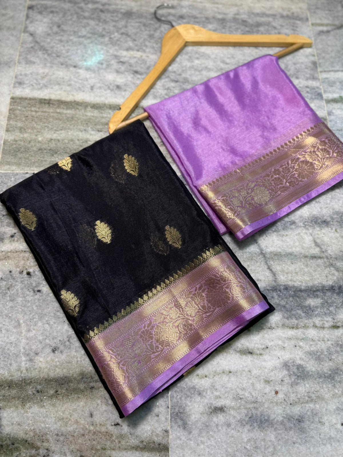 Banarasi Semi Warm Silk Saree with Zari Butti - BWSBL01