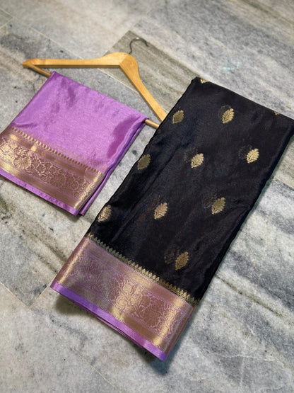 Banarasi Semi Warm Silk Saree with Zari Butti - BWSBL01