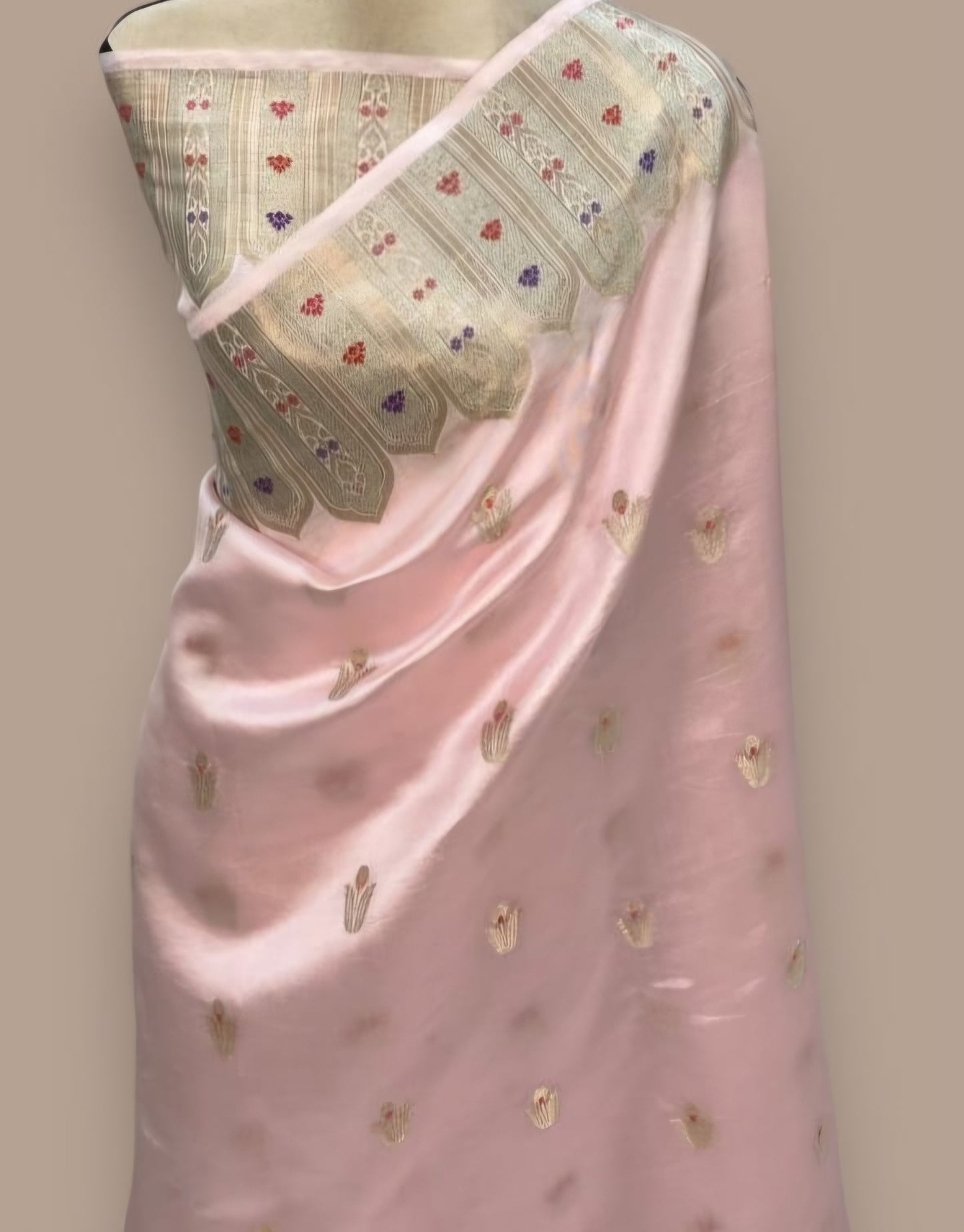 Banarasi Warm Silk Saree with Designer Buti - ABWS001