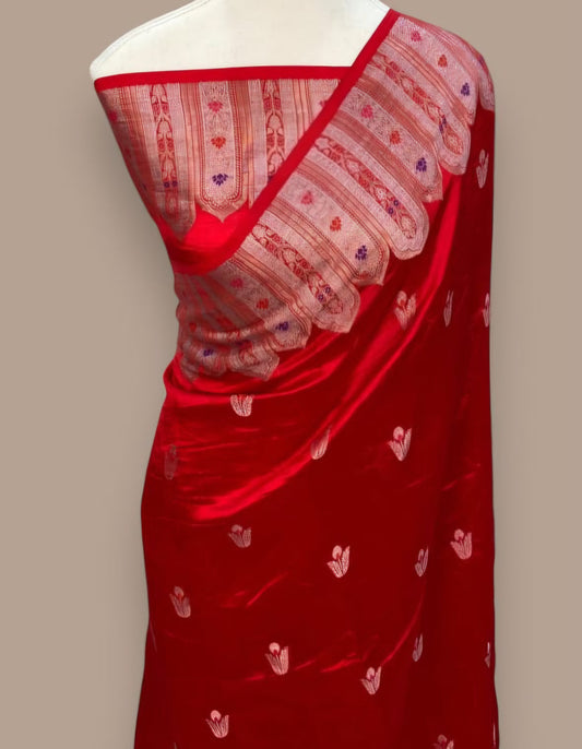 Banarasi Warm Silk Saree with Designer Buti - ABWS004