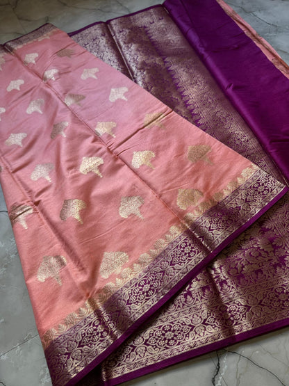 Banarasi Semi Katan Soft Silk Saree - BSKSSPP059