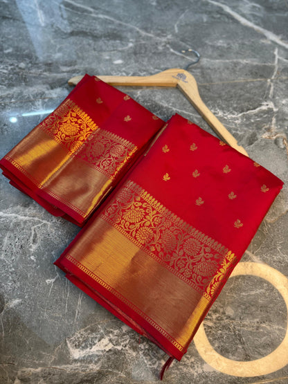 Banarasi Katan Silk Saree - BKSRG022