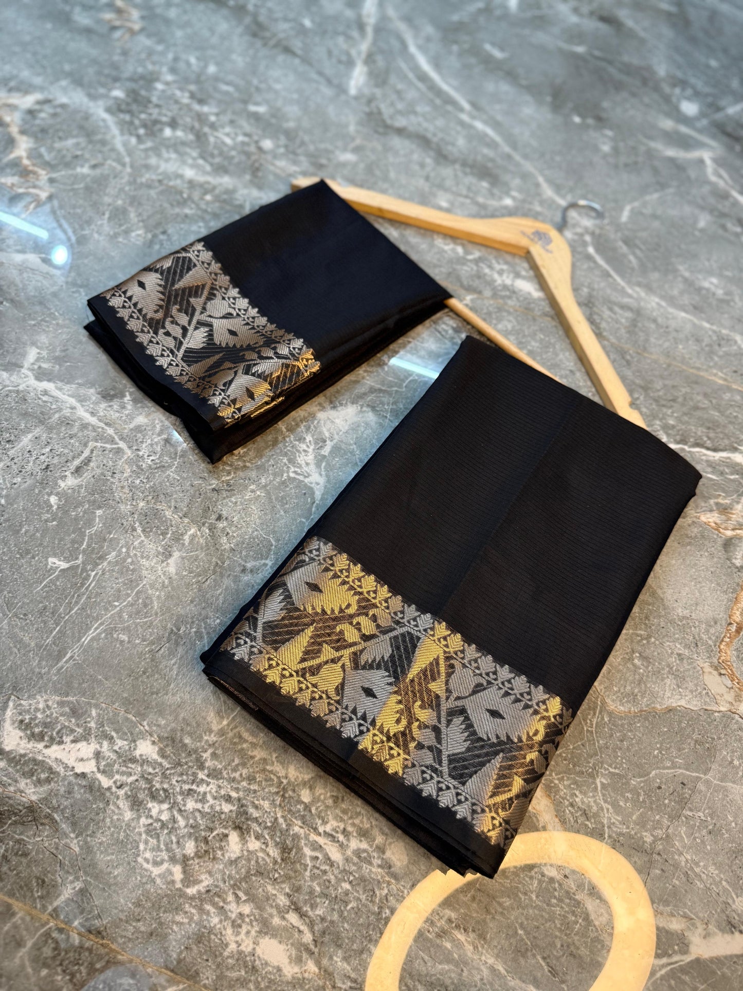 Banarasi Cotton Silk Saree - BCSTBSB01