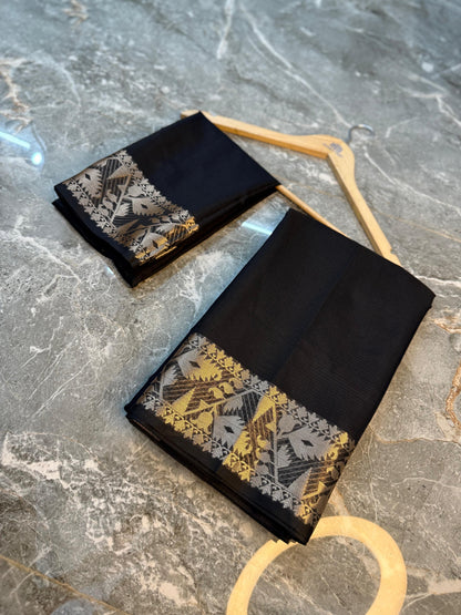 Banarasi Cotton Silk Saree - BCSTBSB01