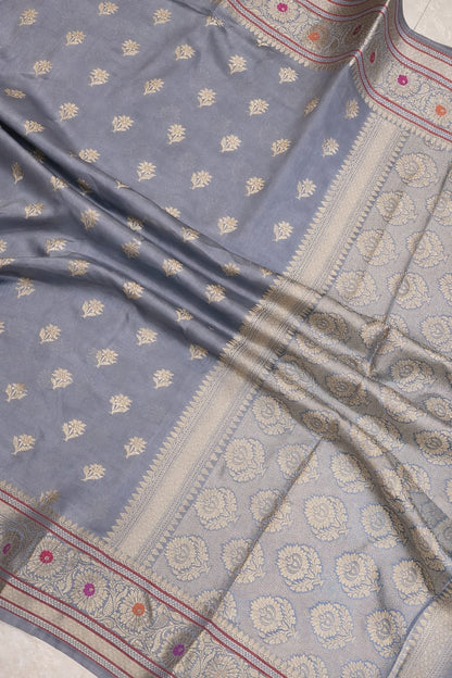 Banarasi Semi Katan Silk Saree - BSKGG027