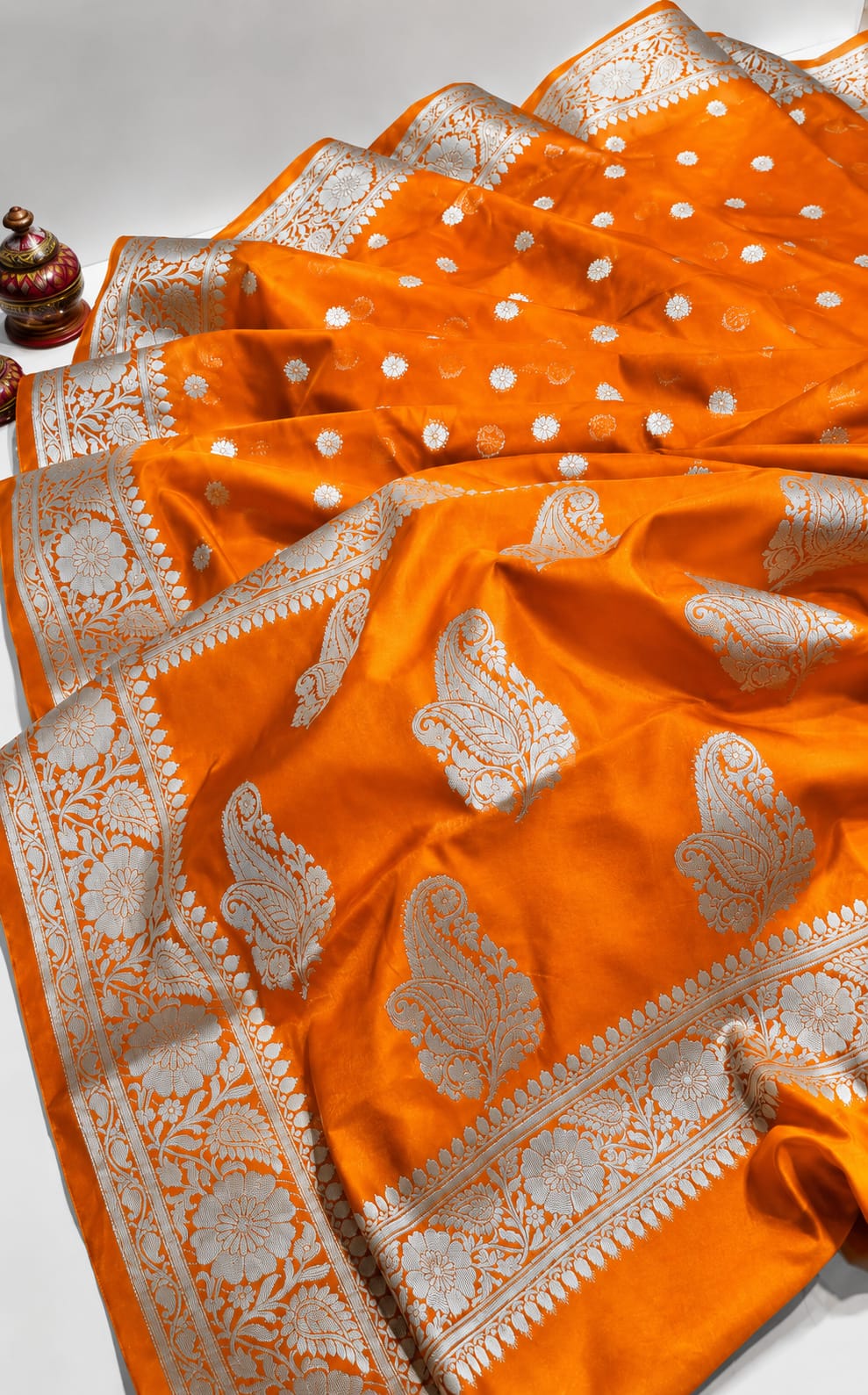 Banarasi Semi Georgette Silk Saree - BSGSOE08