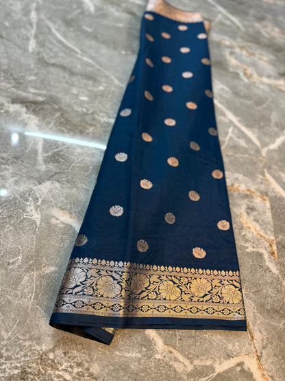 Banarasi Katan Dupian Soft Silk Saree - BKDSSTB033