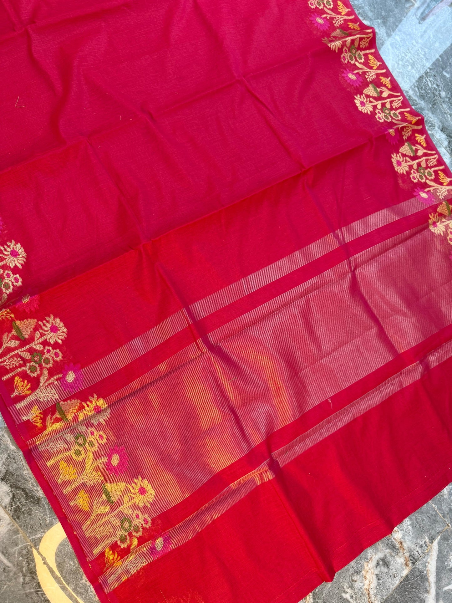 Heritage Banarasi Cotton Soft Silk Saree - HBCSS09