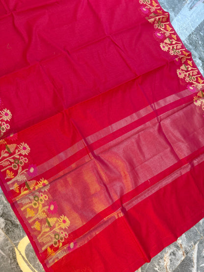 Heritage Banarasi Cotton Soft Silk Saree - HBCSS09